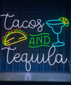 Tacos And Tequila Neon Sign